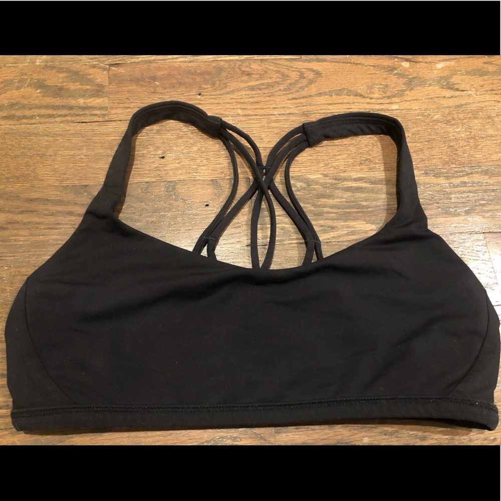 Black lululemon Free to be Zen bra